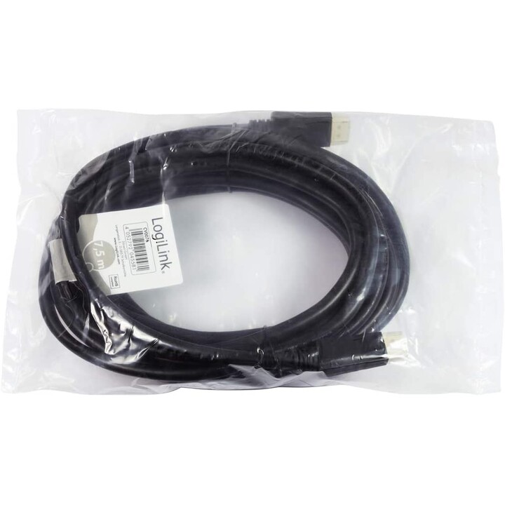 Cabo LogiLink DisplayPort - 7,5m