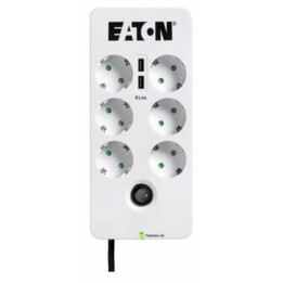 PROTECTIVE STRIP EATON 6 SOCKETS + 2 USB