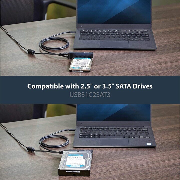 Startech SATA 2,5" / 3,5" PARA ADAPTADOR DE DDISCO RÍGIDO USB-C