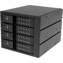 BACKPLANE Startech HARD DISK ADAPTER SATA 3 BAHIA 5.25 "TO 4 BAHIA 3.5