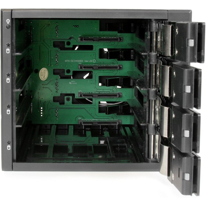 ADAPTADOR BACKPLANE Startech DDISCO DURO SATA 3 BAHIA 5.25" A 4 BAHIA 3.5