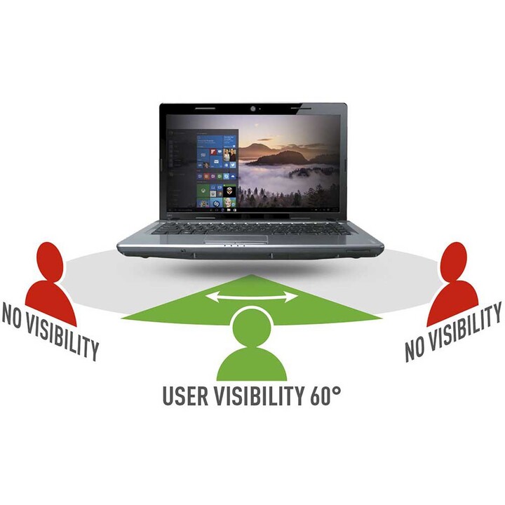 Filtro de privacidade para ecrã LCD/laptop 17 polegadas W (16:10)