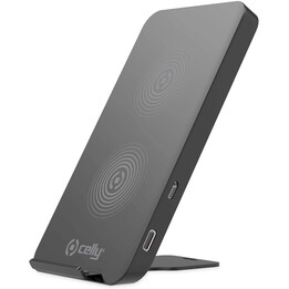 CHARGEUR SANS FIL CELLY TURBO CHARGE NOIR