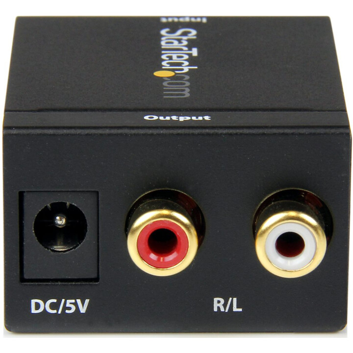 CONVERTISSEUR STÉRÉO STARTECH TOSLINK SPDIF À RCA
