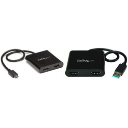 ADAPTADOR DE VÍDEO EXTERNO STARTECH USB 3.0 MACHO / 2XHDMI FÊMEA