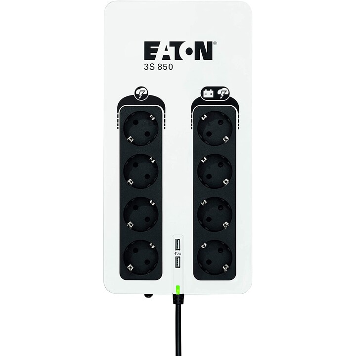 UPS EATON 3S 850VA 510W + 8 SOCKET STRIP