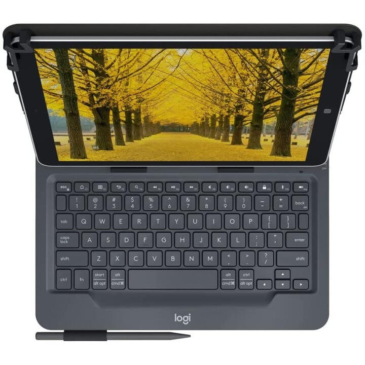LOGITECH UNIVERSAL 9 "-10" KEYBOARD + CASE + PENCIL BLUETOOTH