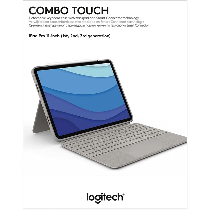 LOGITECH COMBO TOUCH SAND CASE + TASTATUR FÜR IPAD PRO 12,9" (5. GEN)