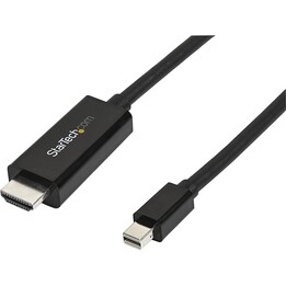 CABLE STARTECH MINI DISPLAYPORT MACHO / HDMI MACHO 3M ULTRA HD 4K BLACK
