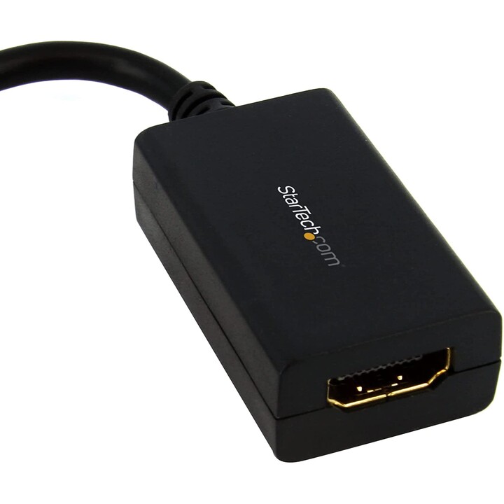 ADAPTADOR STARTECH MINI DISPLAYPORT MACHO / HDMI HEMBRA BLACK