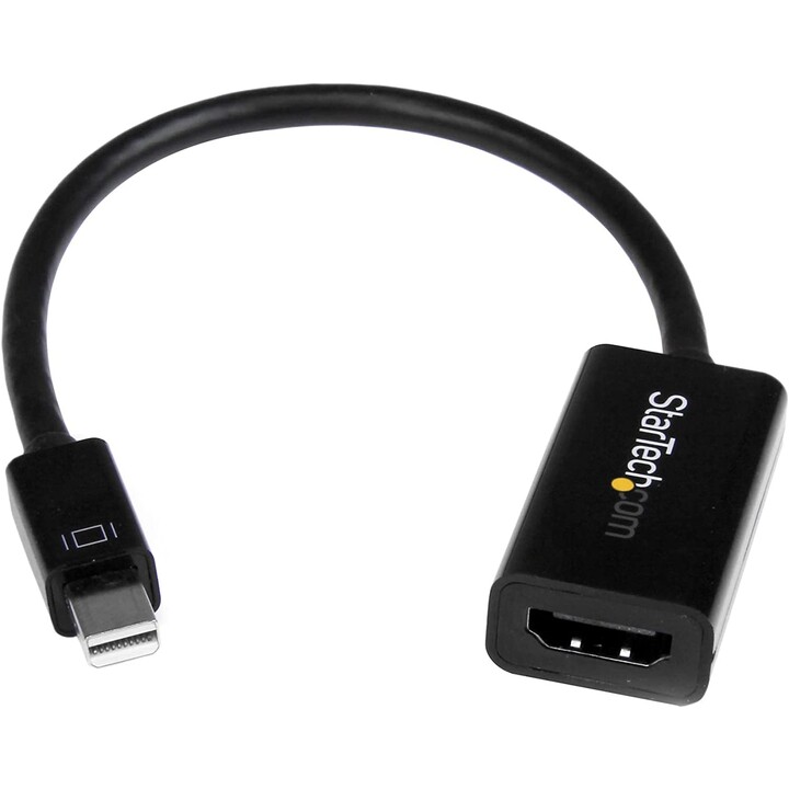 STARTECH MINI DISPLAYPORT ADAPTER MÄNNLICH / HDMI WEIBLICH 4K SCHWARZ
