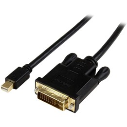 CABLE STARTECH MINI DISPLAYPORT MALE / DVI-D MALE 0.9M
