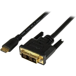 CABLE STARTECH MINI HDMI MACHO / DVI 18+1 MACHO 3M