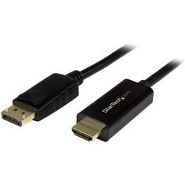 CABLE STARTECH DISPLAYPORT MALE / HDMI MALE 5M ULTRA HD 4K BLACK