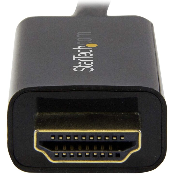 CABLE STARTECH DISPLAYPORT MACHO / HDMI MACHO 5M ULTRA HD 4K BLACK