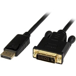 ADAPTADOR STARTECH DISPLAYPORT MACHO / DVI-D MACHO 0.9M