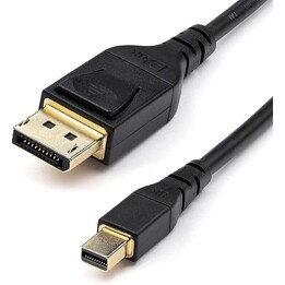 CABLE STARTECH DISPLAYPORT MÂLE / MINI DISPLAYPORT MÂLE 1M NOIR