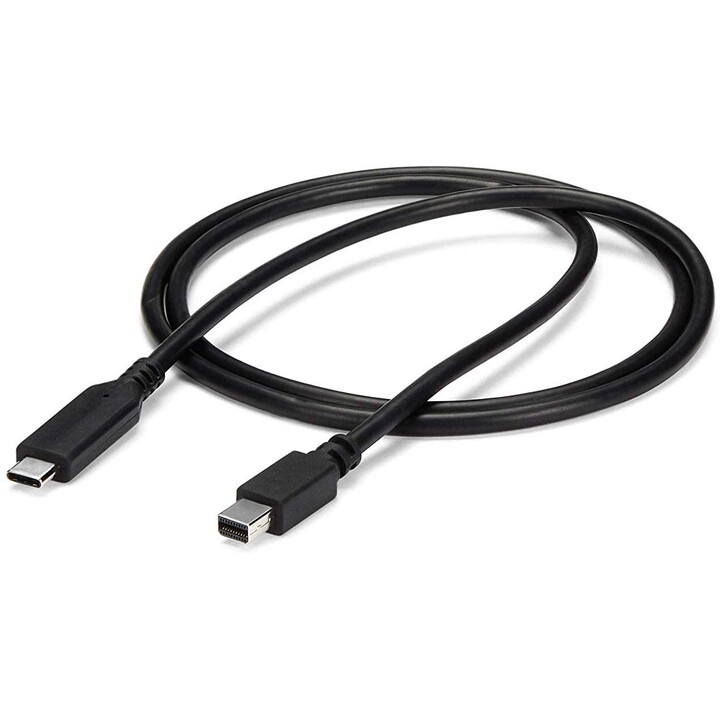 CABLE STARTECH USB-C MACHO / MINI DISPLAYPORT 1M BLACK
