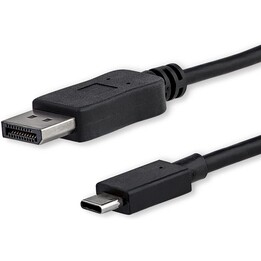 CABLE STARTECH USB-C MALE / DISPLAYPORT MALE 4K 1M NOIR