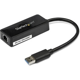 SCHEDA TROUGH ROSSO STARTECH 10/100/1000 USB 3.0 NERO PASS