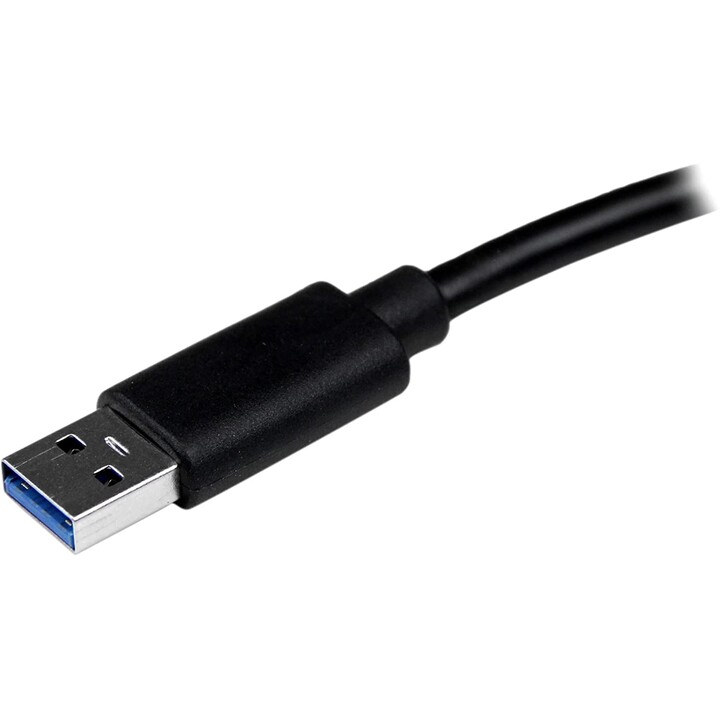 TARJETA RED Startech 10/100/1000 USB 3.0 Negro PASS TROUGH