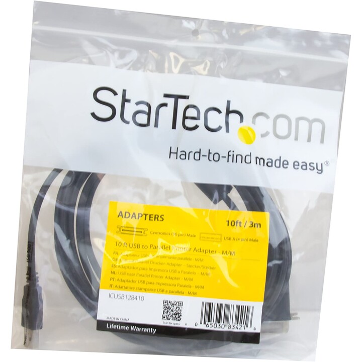Startech USB A to Centronics Male Cable 3m
