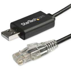 CÂBLE STARTECH POUR CONSOLE CISCO USB A / RJ-45 MÂLE 1.8M