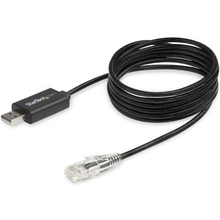 STARTECH ICUSBROLLOVR Cisco USB console cable USB to RJ45 male 1.8 m black