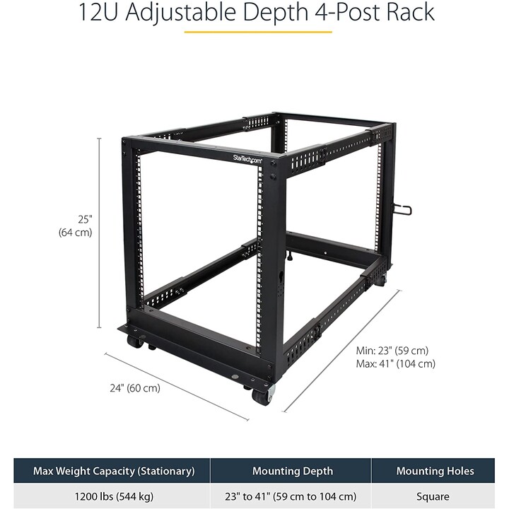 RACK TELAIO APERTO STARTECH 12U