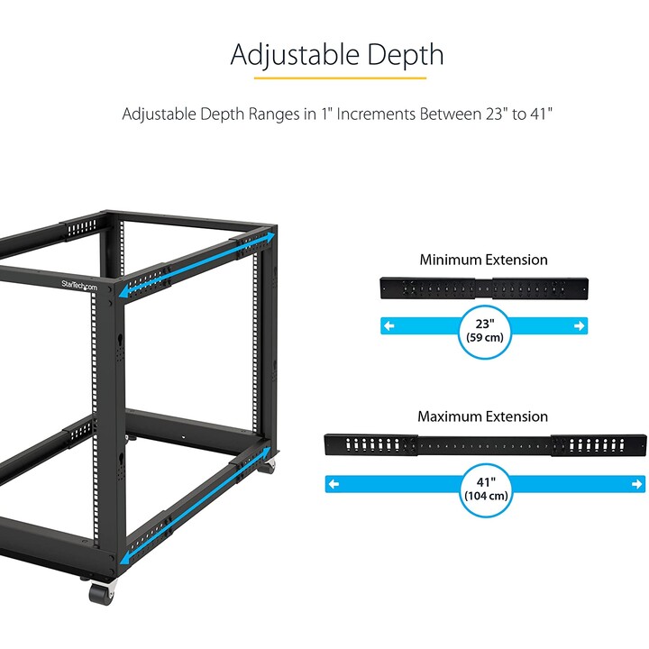MARCO ABIERTO RACK STARTECH 15U