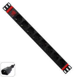 WP STRIP 8 PRESE PER ARMADIO RACK 19 "C14