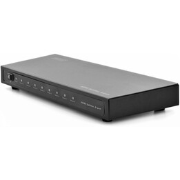 DIGITUS DS-43302 répartiteur HDMI 1x8 8 ports 1080p 3D High Speed boîtier métallique noir