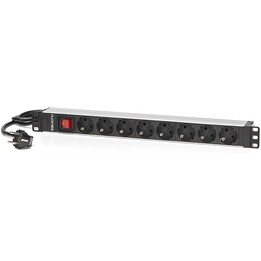 BORNIER SALICRU SPS 8F PDU 8 PRISES NOIR 1.5M + INTERRUPTEUR