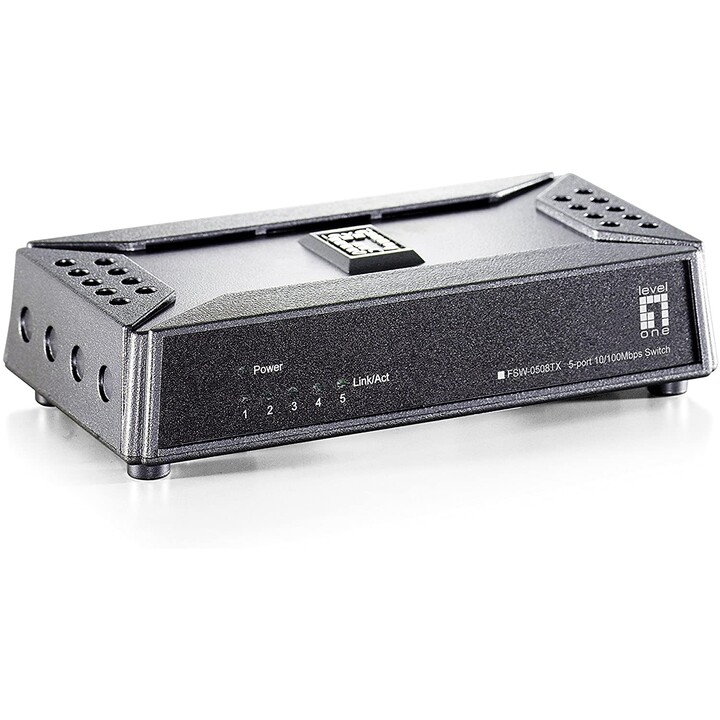 INTERRUTTORE LIVELLO UNO FSW-0508TX 10/100 5 PORTE BASE MAGNETICA