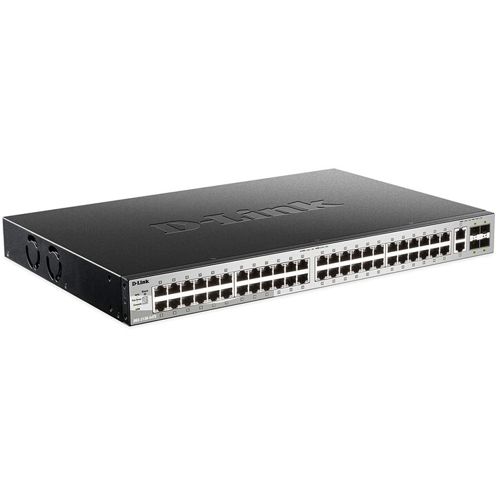 INTERRUTTORE D-LINK DGS-3130-54TS 10/100/1000 48 PORTE + 4P SFP + 2P 10G