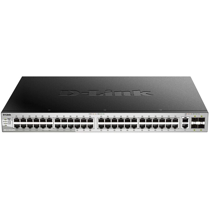 INTERRUTTORE D-LINK DGS-3130-54TS 10/100/1000 48 PORTE + 4P SFP + 2P 10G