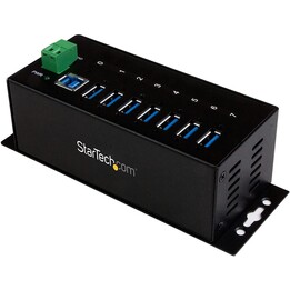 HUB STARTECH 7 PUERTOS USB 3.0 INDUSTRIAL BLACK