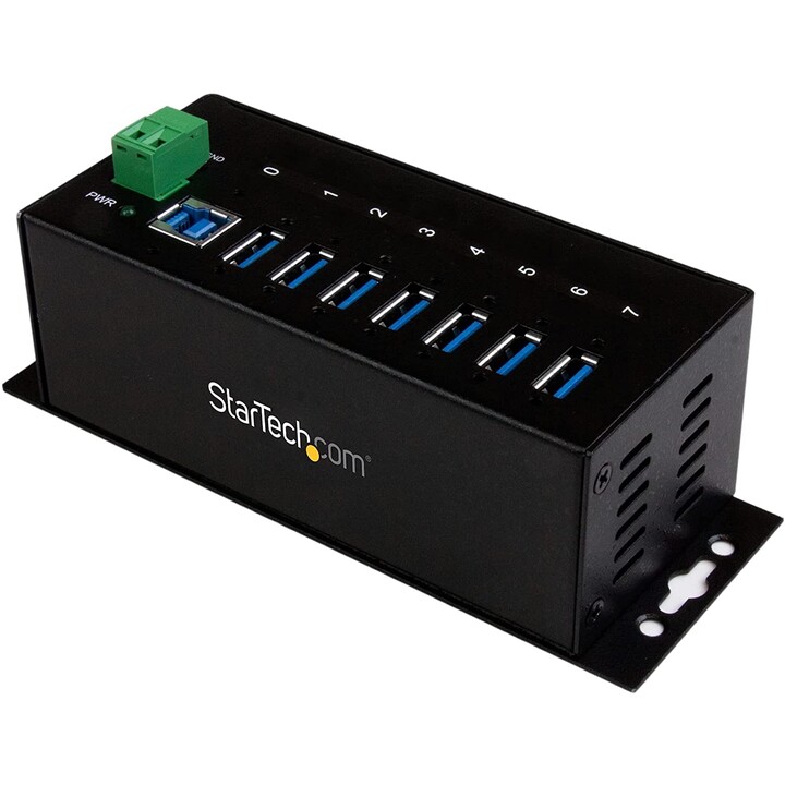 HUB STARTECH 7 PORTS USB 3.0 INDUSTRIEL NOIR