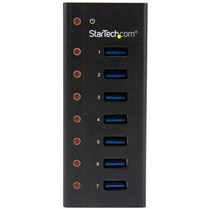 HUB STARTECH 7 USB 3.0 ANSCHLÜSSE SCHWARZ