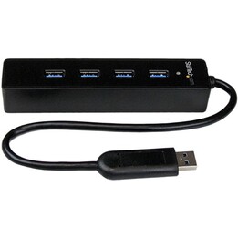 HUB STARTECH ST4300 4 USB 3.0 PORTAS PRETO
