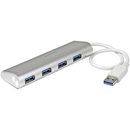 HUB STARTECH ST43004UA 4 USB 3.0 PORTS SILBER