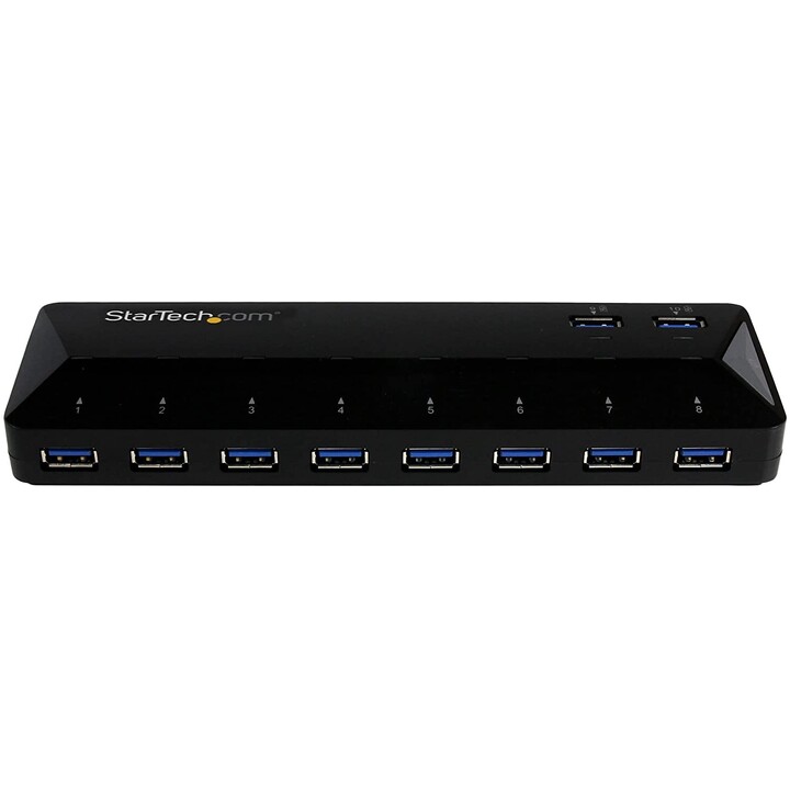 HUB STARTECH 10 PORTS USB 3.0 PRETO