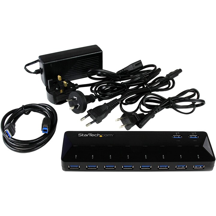 HUB STARTECH 10 PORTE USB 3.0 NERO