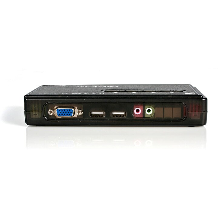 CONMUTADOR KVM STARTECH 4X1 MON, TEC, RA USB