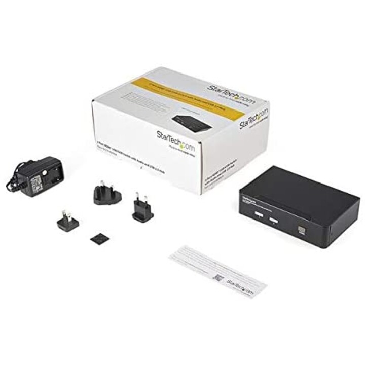COMMUTATEUR KVM HDMI 2X1 STARTECH, RA USB + AUDIO TEC