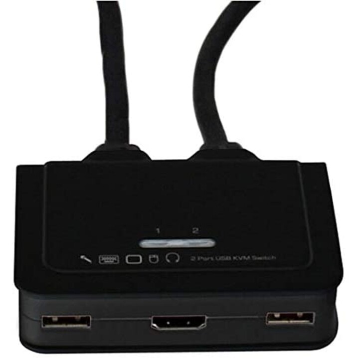 CONMUTADOR KVM STARTECH 2X1 HDMI USB AUDIO