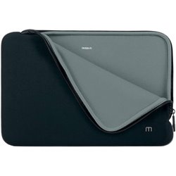 MOBILIS SCHWARZE &amp; GRAUE LAPTOP-TASCHE 14-16"