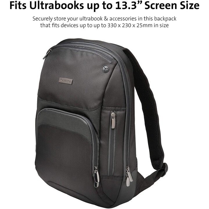 Tragbarer Rucksack Kensington Triple Trek 14 " Schwarz