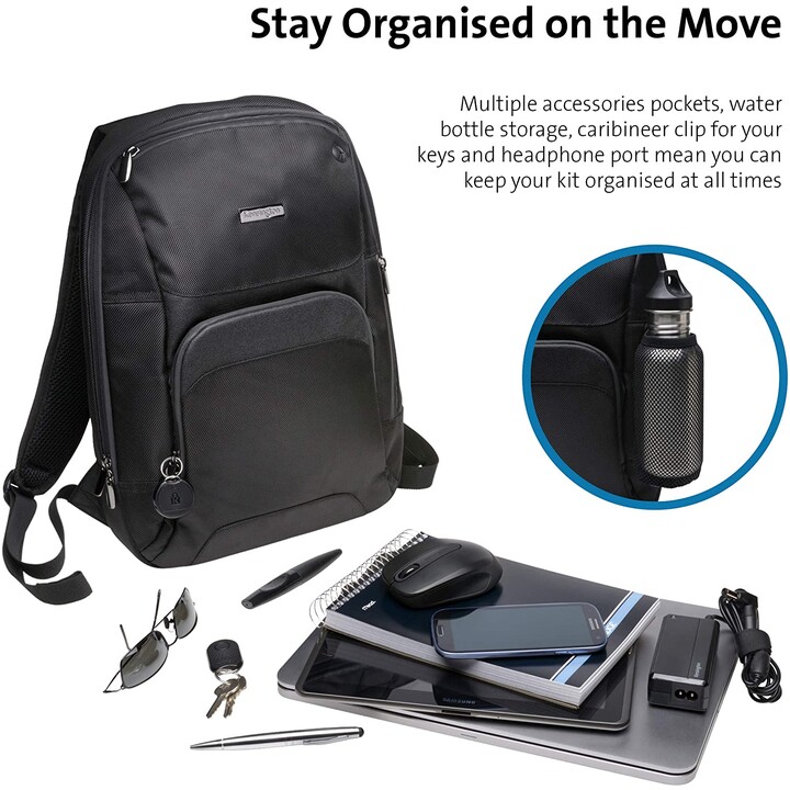 MOCHILA PORTATIL KENSINGTON TRIPLE TREK 14" BLACK