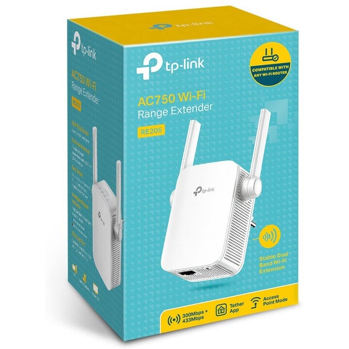 Extensor de rango Wi-Fi TP-Link RE205